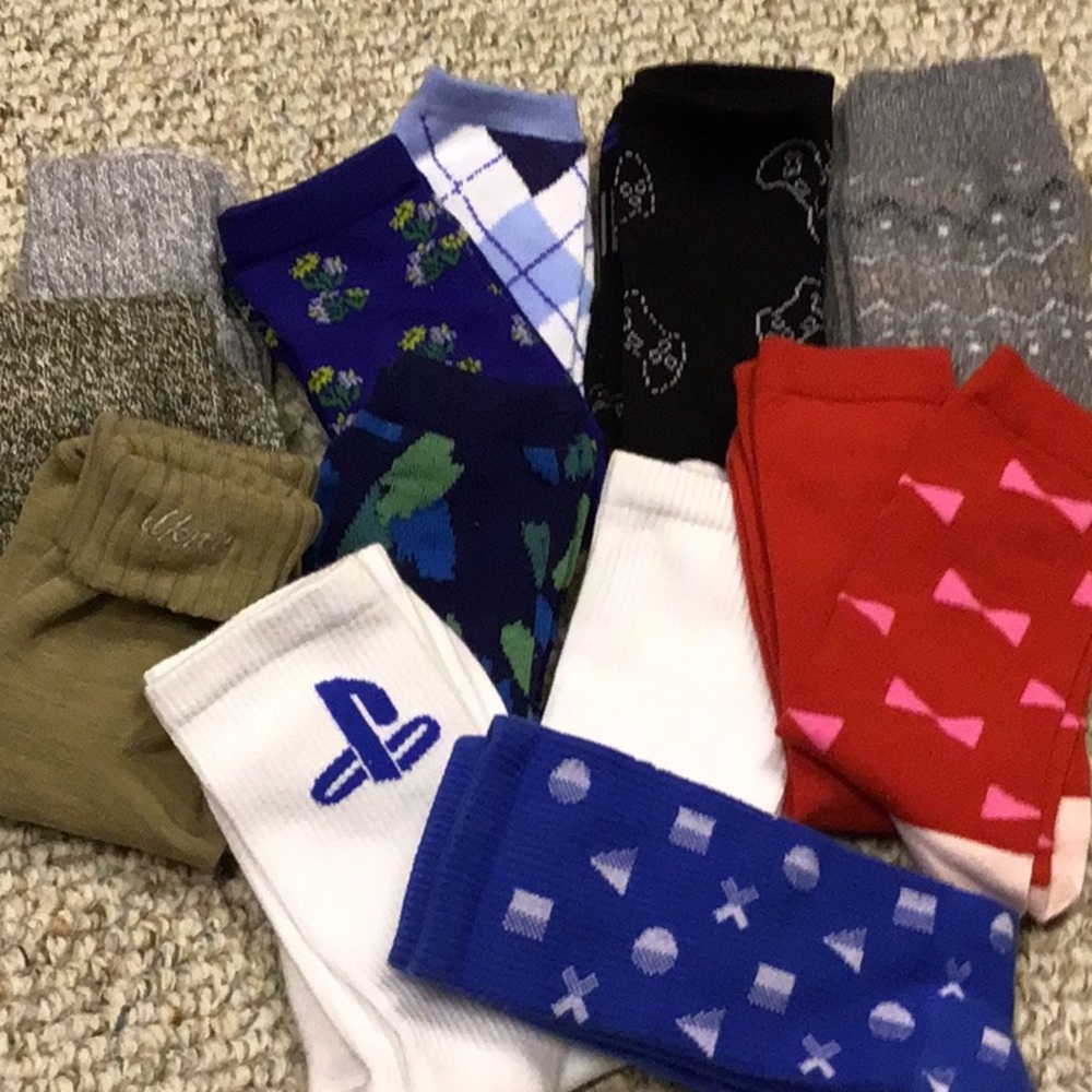 Lot of 13 pair ladies socks